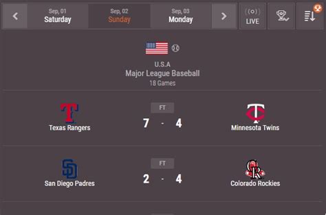 baseball livescore|LiveScore .